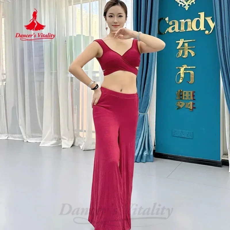 Belly Dancing Clothing Women Customized Elegant and Comfortable Practice Set Girls' Oriental Dance Professional Training Costume