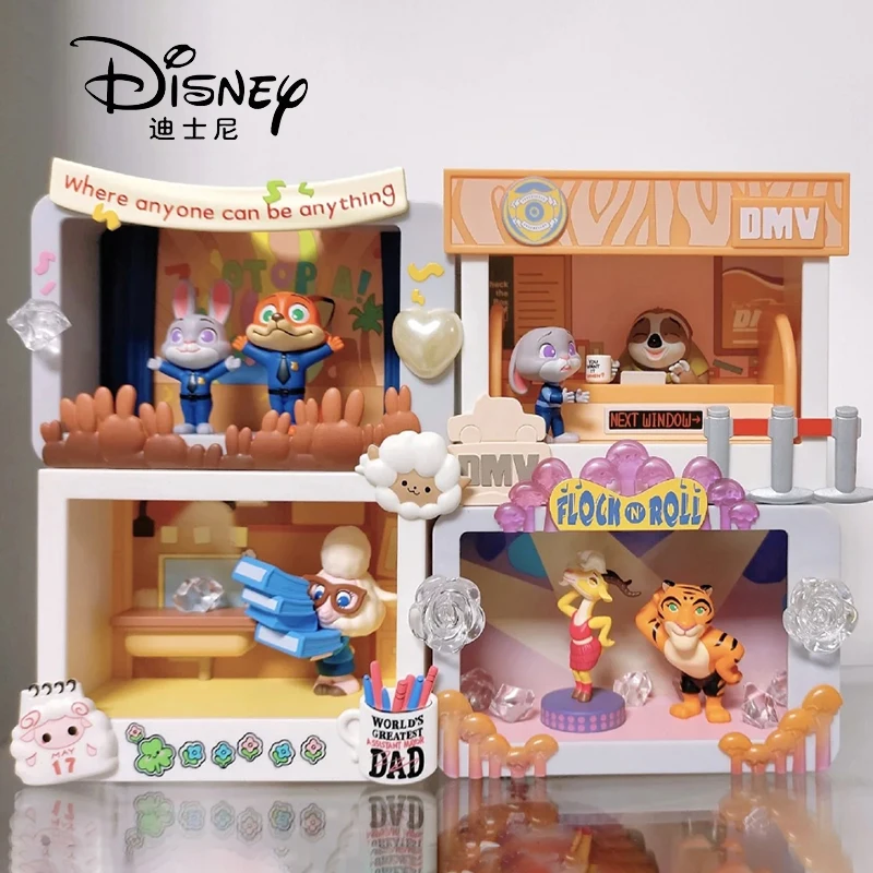 

Disney Co-Branded Zootopia Highlight Moments Series Blind Box Miniature Model Children'S Collectible Toys Christmas Gifts