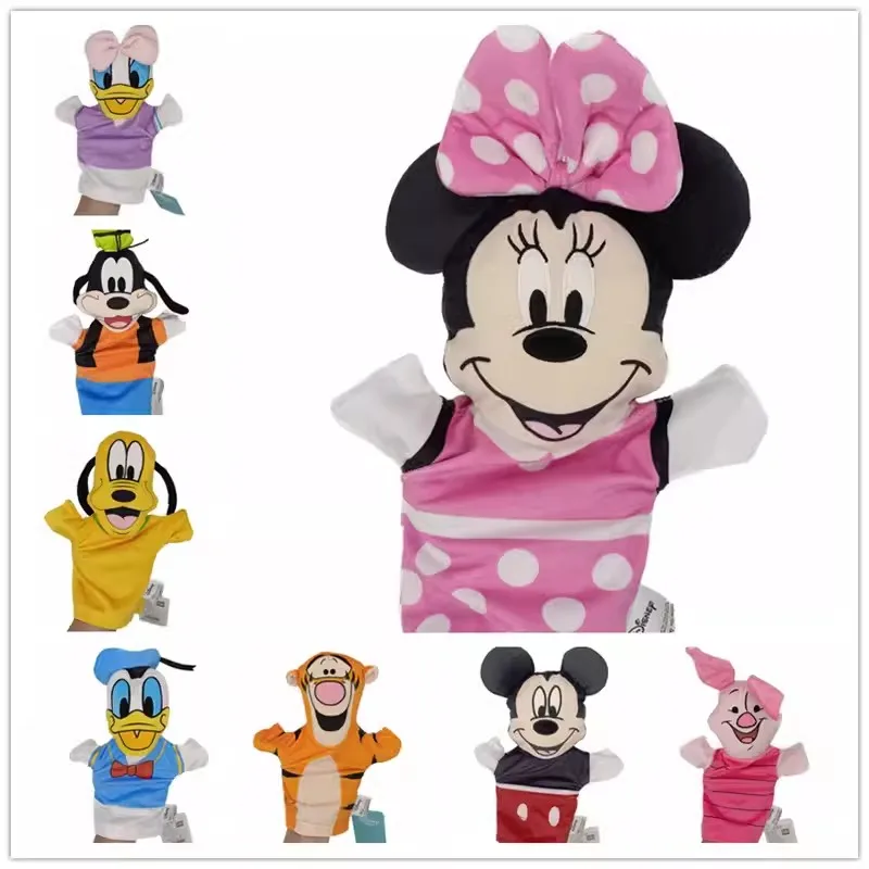 Disney Mickey Minnie Mickey Mouse burattino guanti genitore-figlio interattivo educazione della prima infanzia bambini peluche burattino