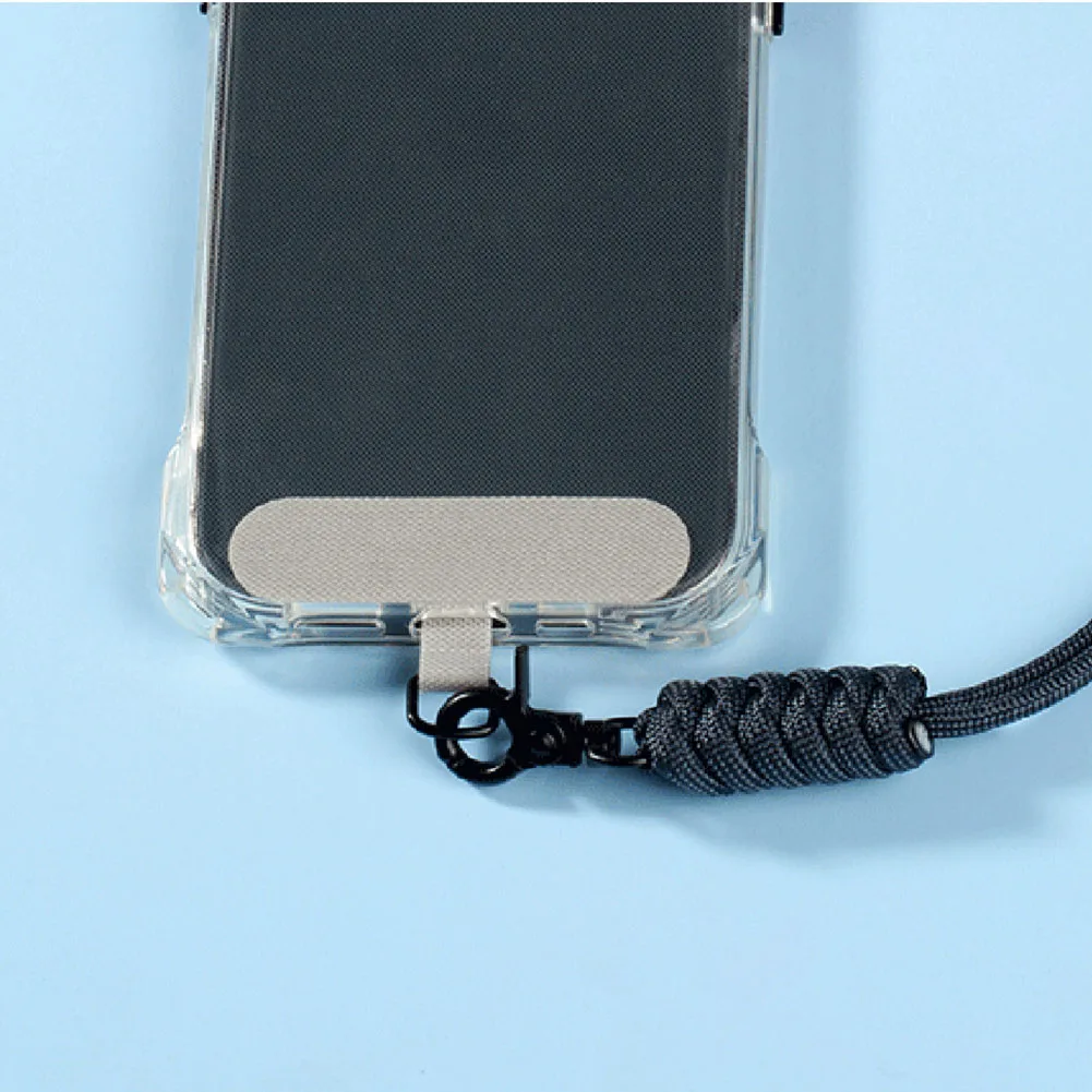 New Fashion Universal Luxury Hanging Clip Anti-Lost Metal Phone Lanyard Tether Tab Card Ultra sottile Cell Phone Sling Patch