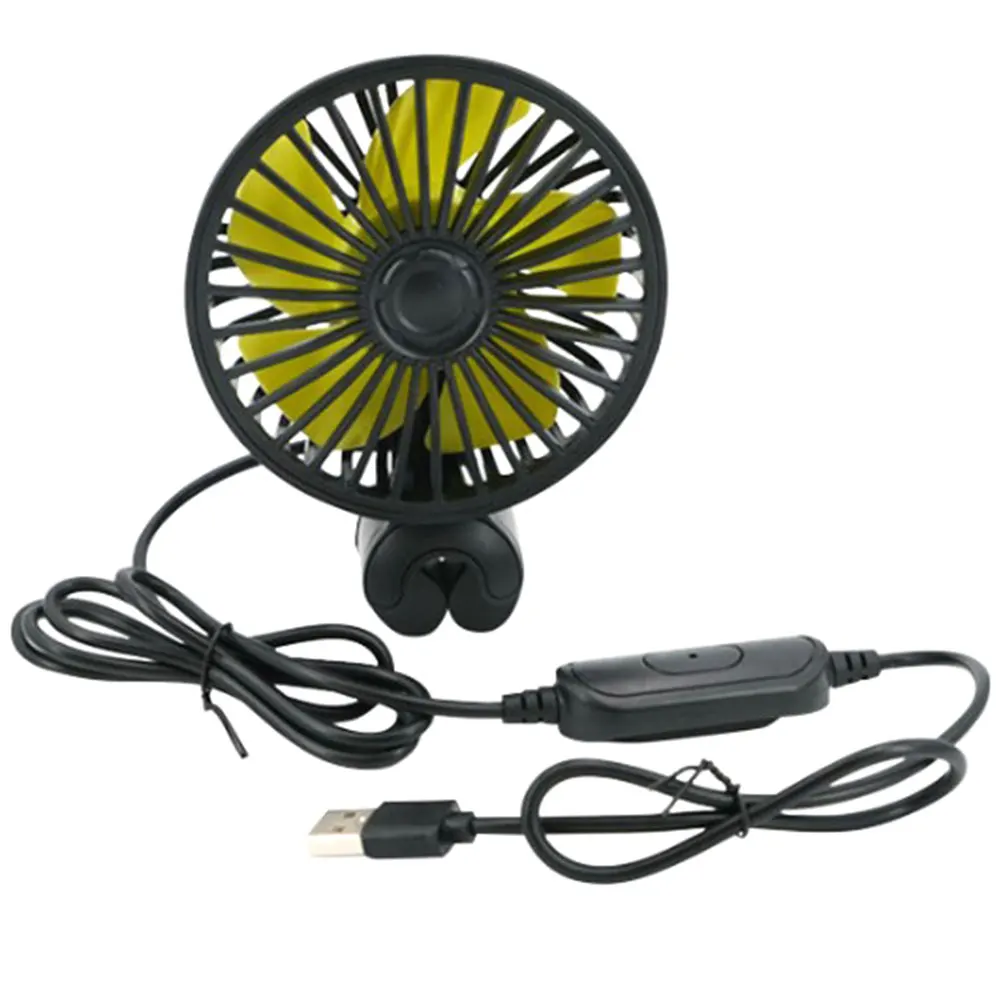 

Комплект из 2 встроенных регулируемых охлаждающих вентиляторов с одной головкой для домашнего офиса в автомобиле с питанием от USB и 3-скоростным управлением воздушным потоком.