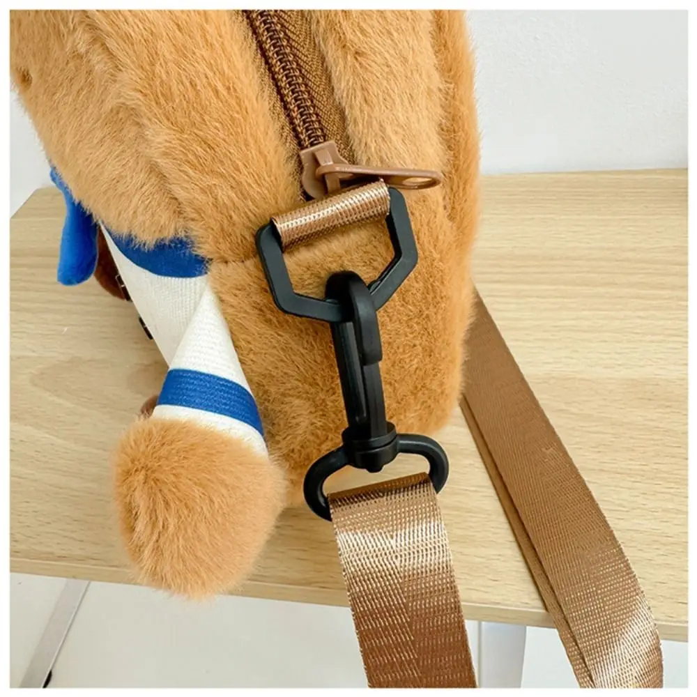 ファッション大容量カピバラぬいぐるみバッグプレッピースタイル漫画ミニハンドバッグJKロリータぬいぐるみおもちゃクロスボディバッグ学生向け