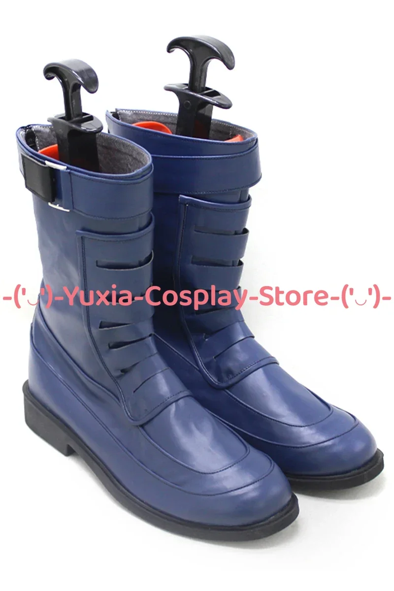 Yuxiacosplay! Scarpe cosplay Peacemaker Gioco anime Personaggio Prop Stivali in pelle PU Costume da festa di carnevale di Halloween