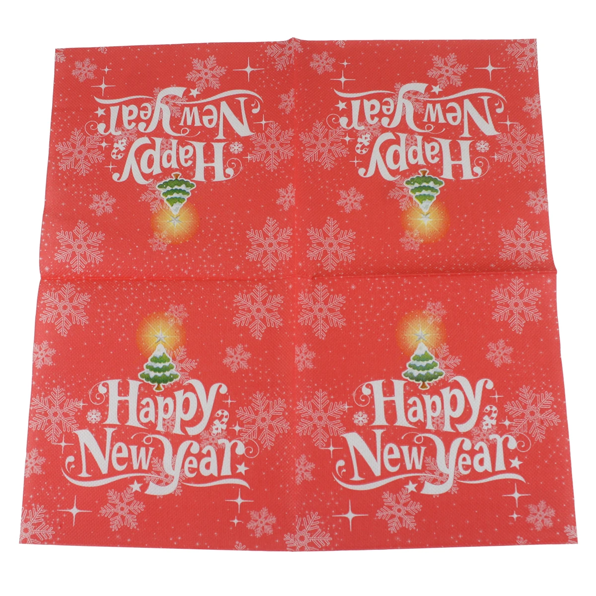 [RainLoong] 2022 Happy New Year Printed Paper Napkins For Party Decoration Servilleta 33*33cm 1 pack (20pcs