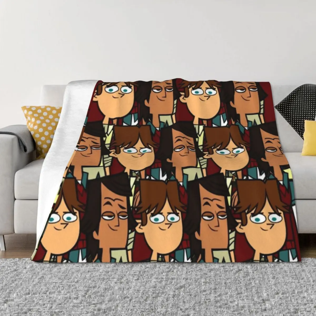 

Total Drama: Cody/Noah Throw Blanket warm for winter Single Comforter Hairy Blankets