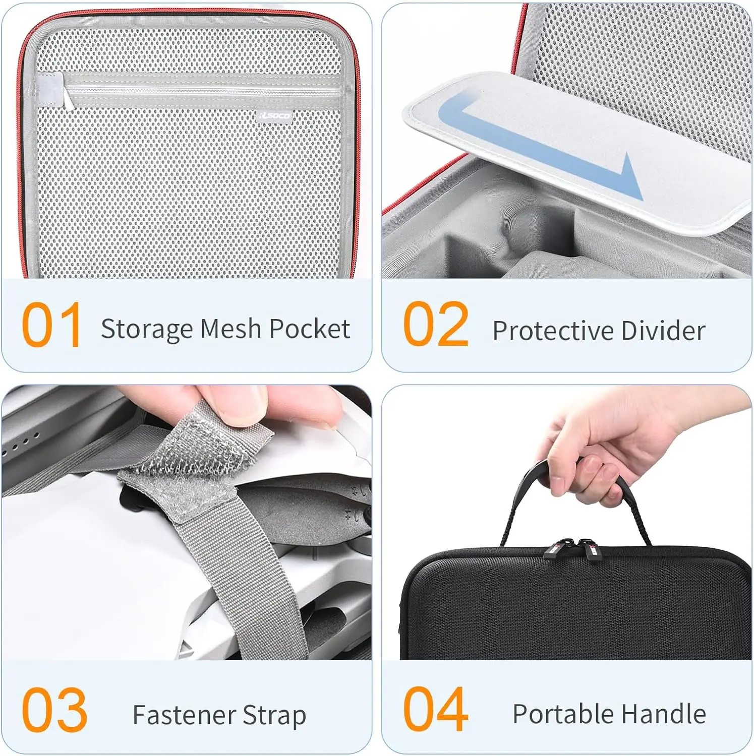 Imagem -05 - Rígido Portátil para Potente Atom se e Atom Combo Gps Drone Mochila Impermeável à Prova de Choque Acessórios Case