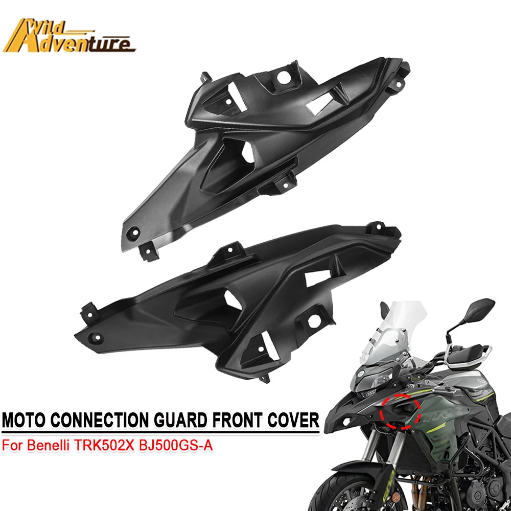 

TRK502X Motorcycle Connection Guard Front Cover Left Right Connection Plate Original For Benelli TRK 502 X BJ500GS-A Accessories