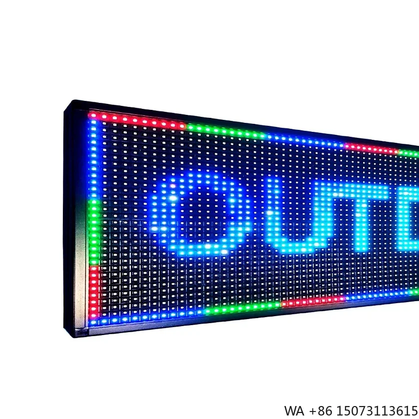 

Outdoor Programmable LED Scrolling Sign P10 Digital Signage for Commercial Store Restaurant Windows