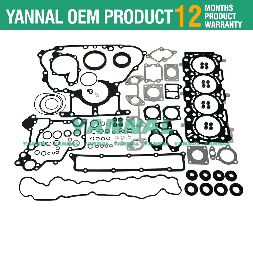 V3307 V3307-DI-TE3 Full Gasket Kit For Kubota Engine Bobcat S630 T650 S65 Loader