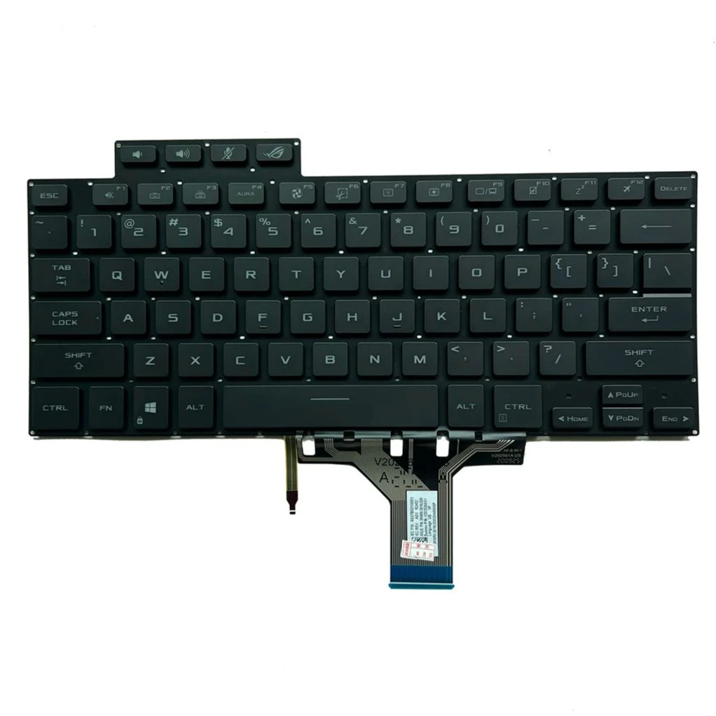 XIN-Russian-US  Laptop Keyboard  For ASUS ROG G13 GV301 GV301QC GV301QH GV301QE 2021 year With Backlit