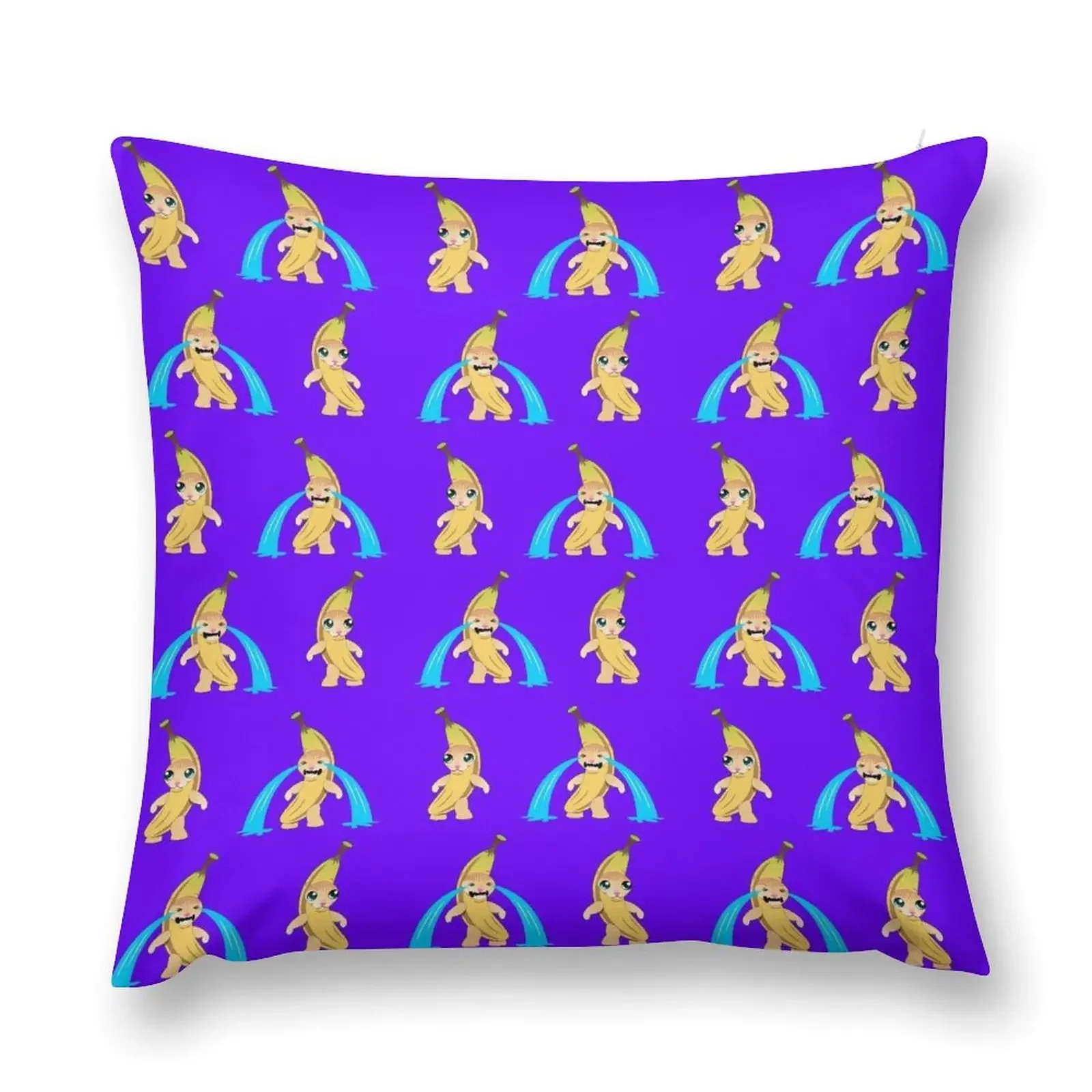 

banana cat meme - happy happy Throw Pillow luxury decor Christmas Pillow Bed pillowcases pillow