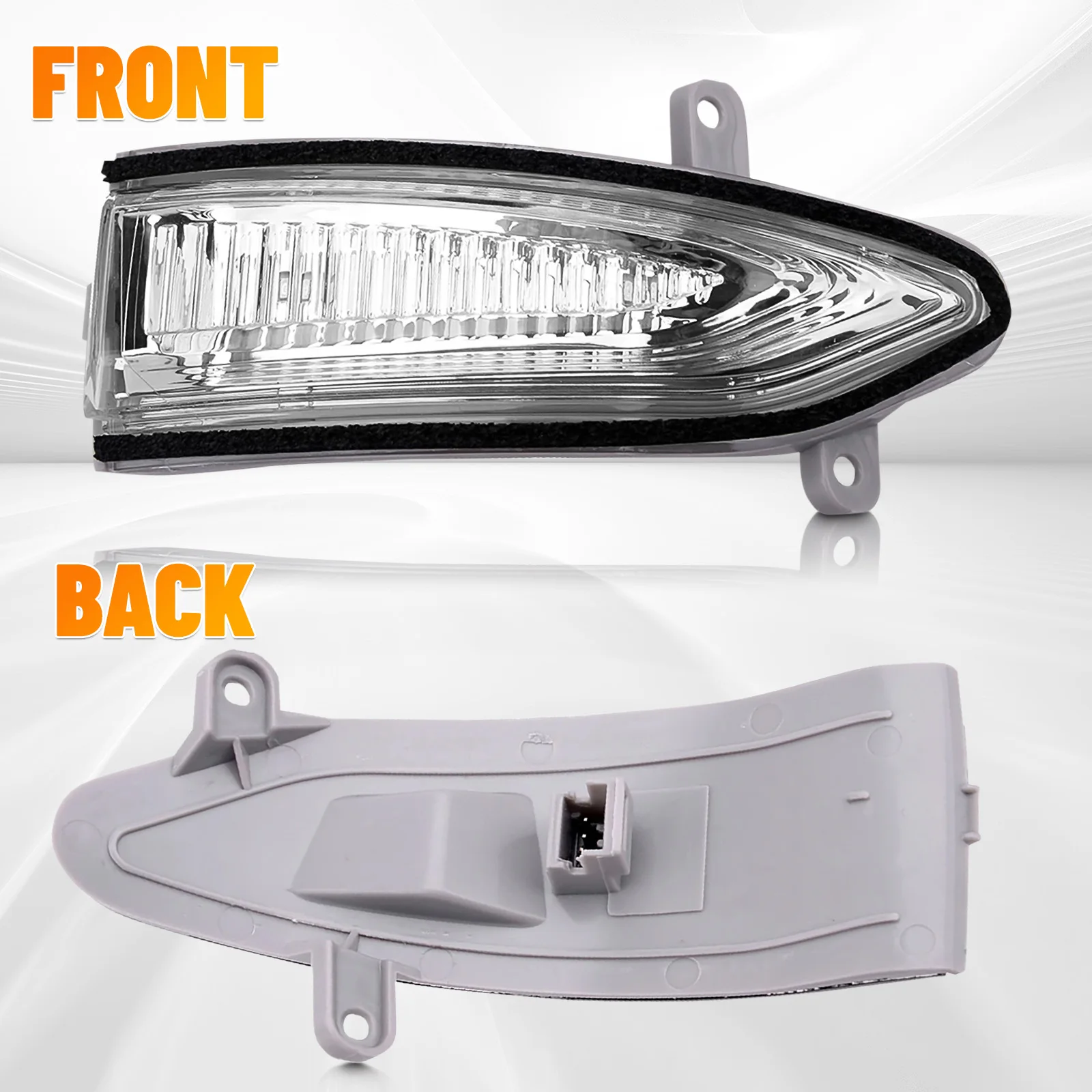 Side Mirror Turn Signal Lamp Side Mirror Light Turn Signal Fit for 2014-2017 Nissan Pulsar LED Turn Signal Light