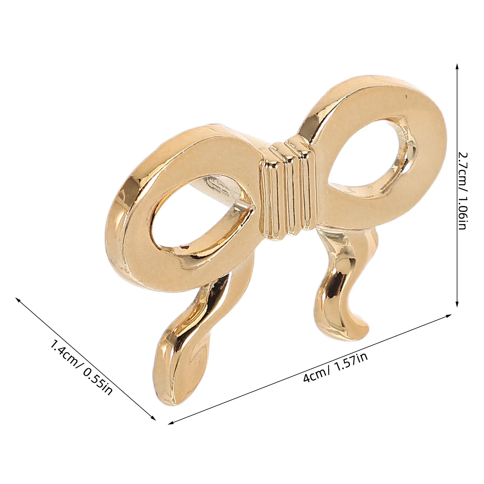10Pcs Bow Shaped Cabinet Door Handles Zinc Alloy Drawer Pulls Stylish Bow Furniture Knobs for Kitchen Bedroom Closet Dresser