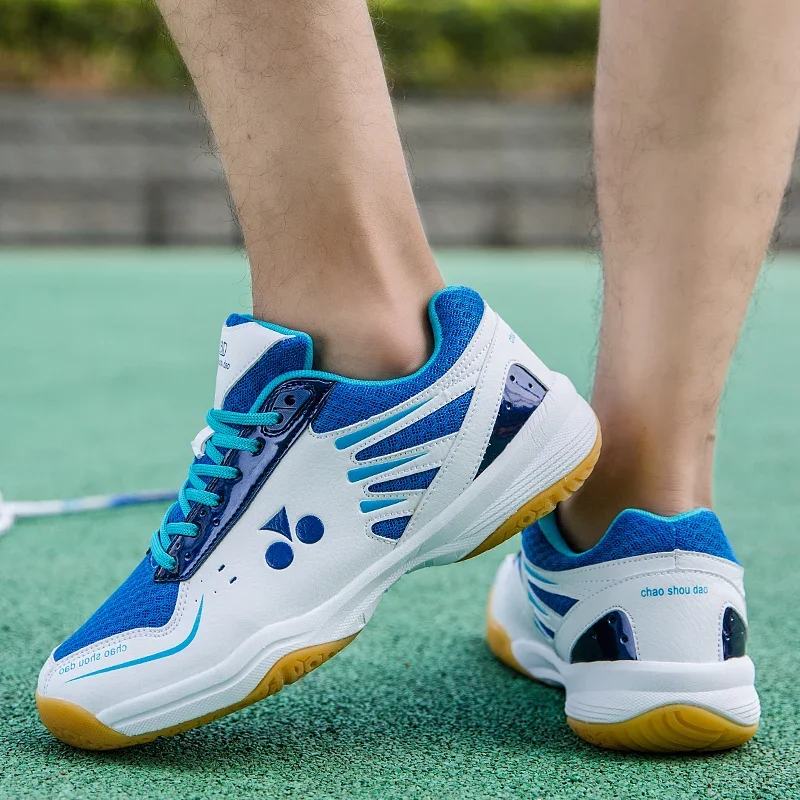 Men\'s tennis shoes women\'s breathable badminton volleyball shoes indoor athletic training sneakers tennis couple