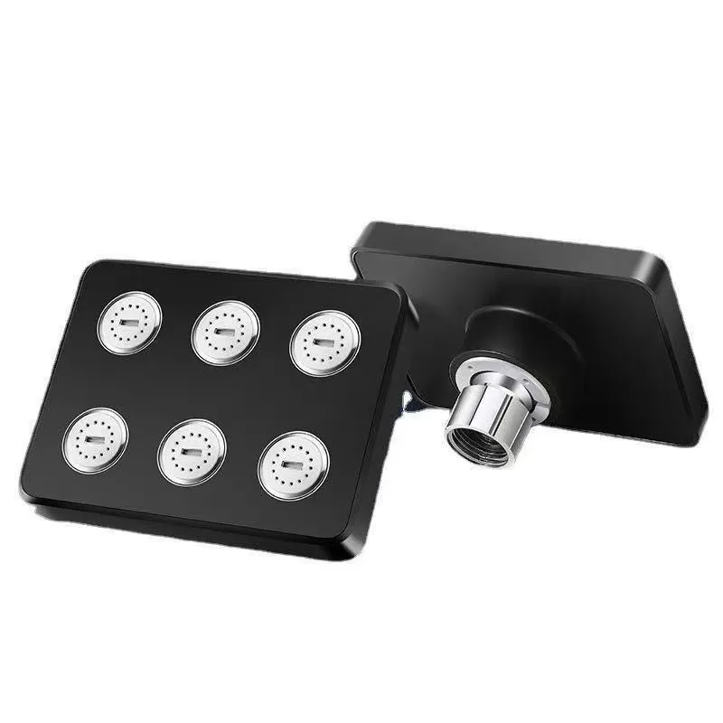 

High Pressure Rainshower Head Magic Water Flow Rainfall Shower Head Mini Top Spray Water- Saving Shower Bathroom Accessories