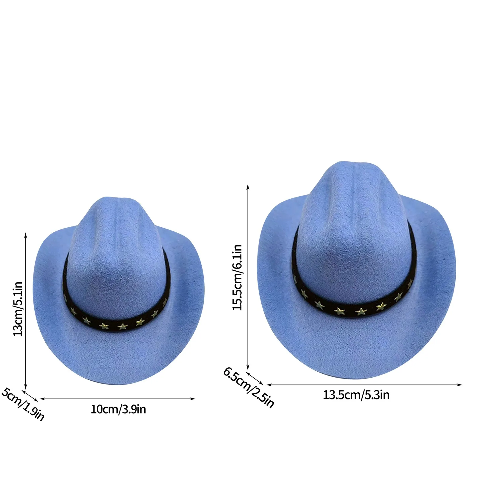 Pet Dog Cat Cowboy Hat Cowboy Clothing Puppy Adjustable Hat Suitable For Small Dogs And Cats Birthday Party Decoration Photo