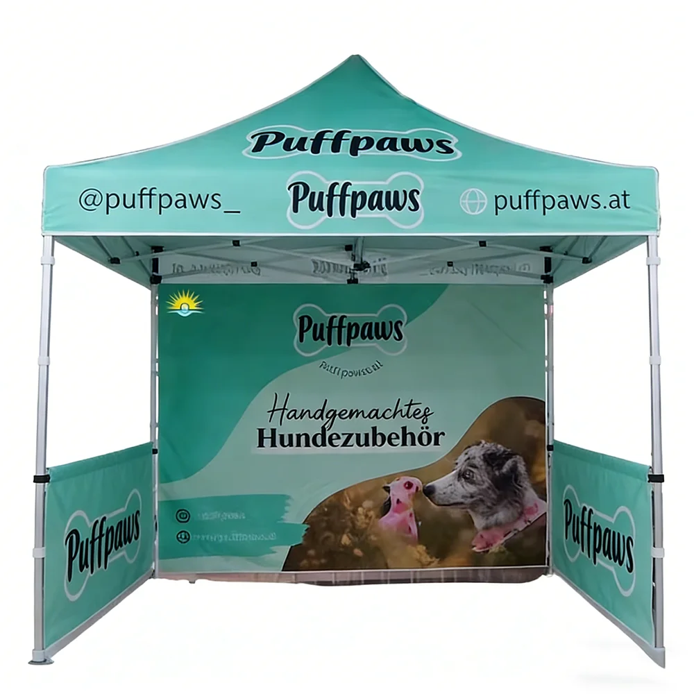 CustomizableHeavy Duty Commercial Canopy Tent 10x10 10x20 Custom Branded PopUp Featuring Trade Show Exhibition Booth Outdoor Eve