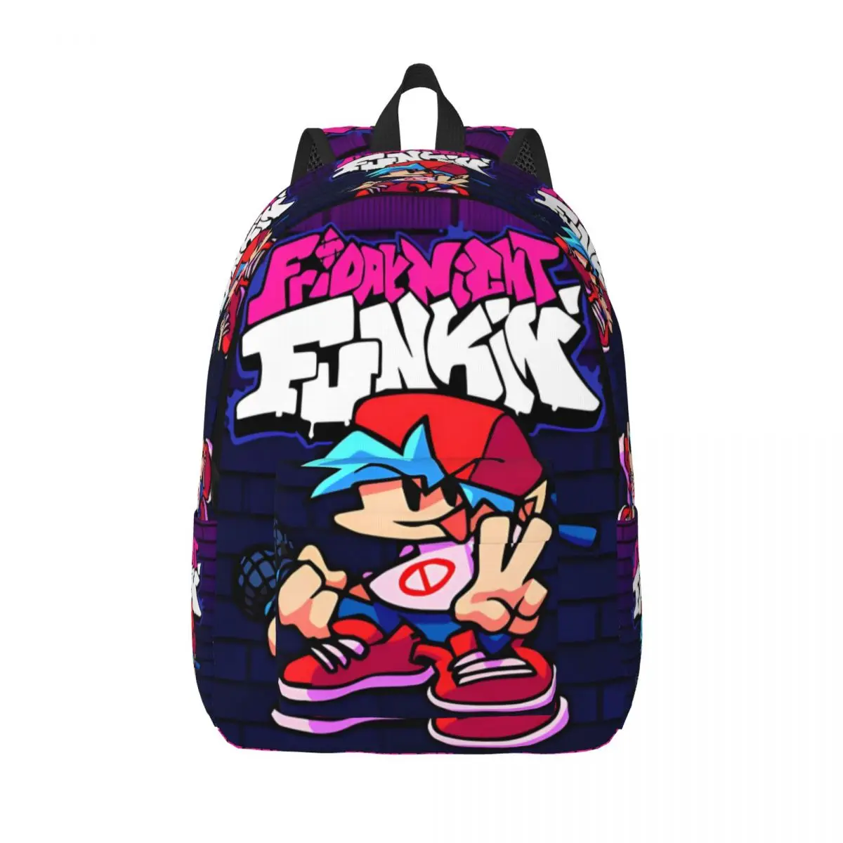 

Friday Night Funkin Boyfriend Games Backpack for Kindergarten Primary School Student Bookbag Boy Girl Kids Daypack Gift