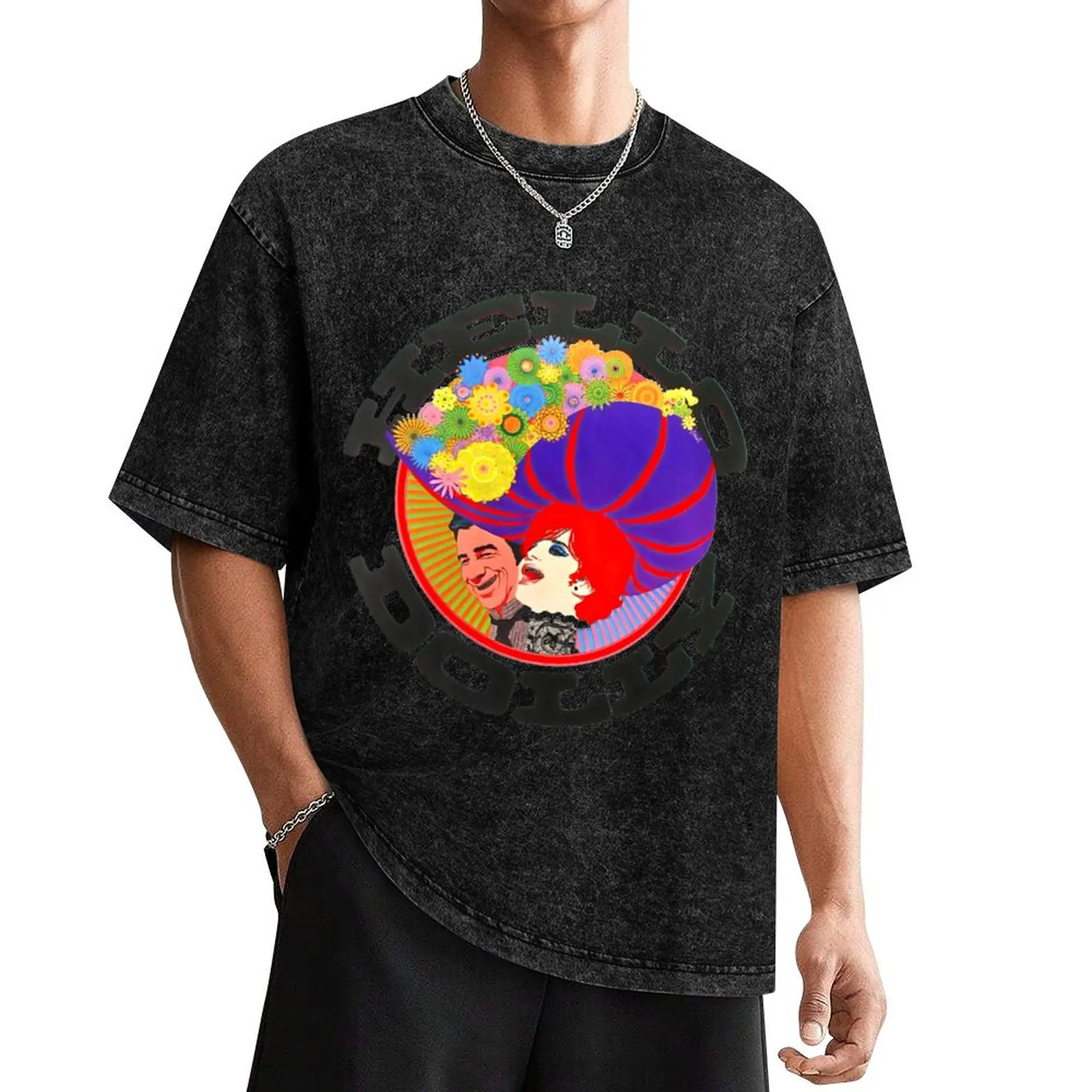 

HELLO DOLLY Romantic Comedy Musical T-Shirt blacks plus size tops shirts graphic tee men