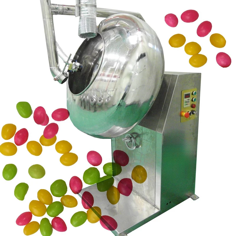 Bubble Gum Sugar Pot Oil Jelly Bean Candy Polishing Color Coating Machine Film Coating Machine Western Medicine Tablet