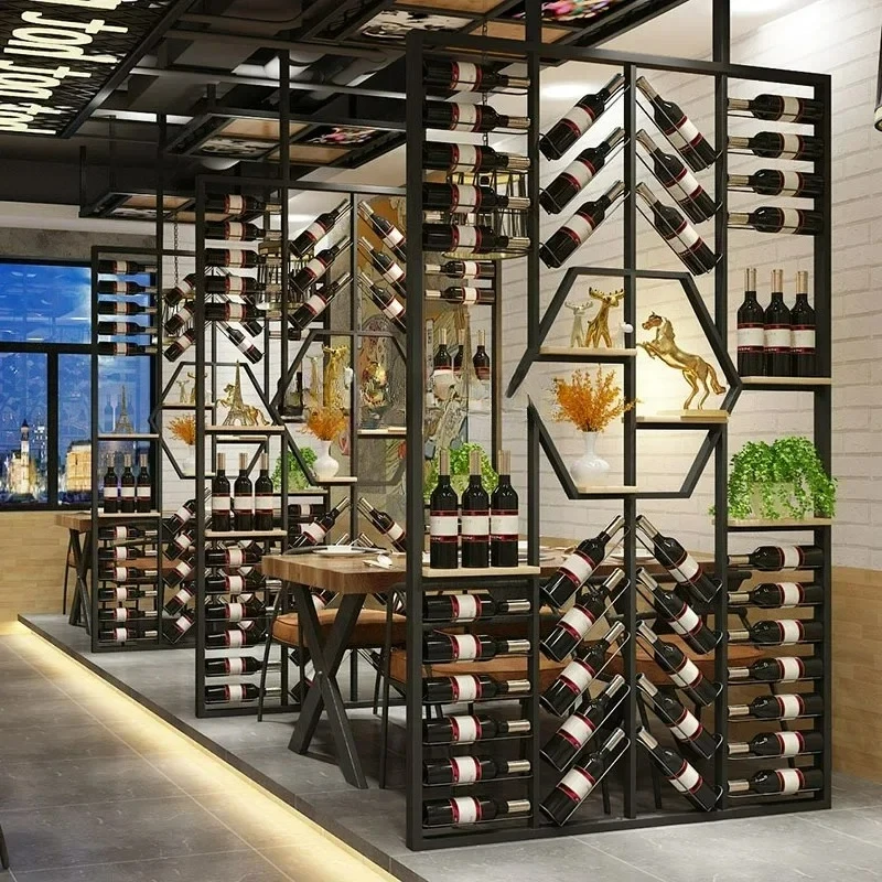 Customizable Unique Traditional Wine Cabinets Cocktail Living Room Modern Club Bar Cabinets Display Metal