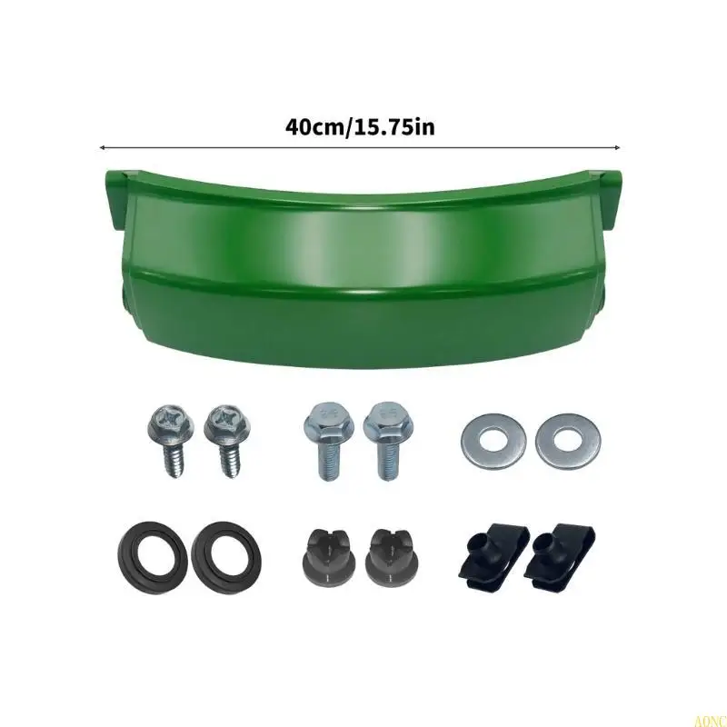 A0NC استبدال واقي المصد من أجل جرار معدات الحشيش وملحقات جزازة الحشائش العلوية مع البراغي مع مسامير