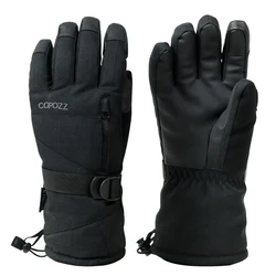 COPOZZ Guantes de esquí Guantes Impermeables con Función de Pantalla Táctil Guantes Térmicos para Snowboard Guantes cálidos para Nieve de Motocicleta Hombres Mujeres