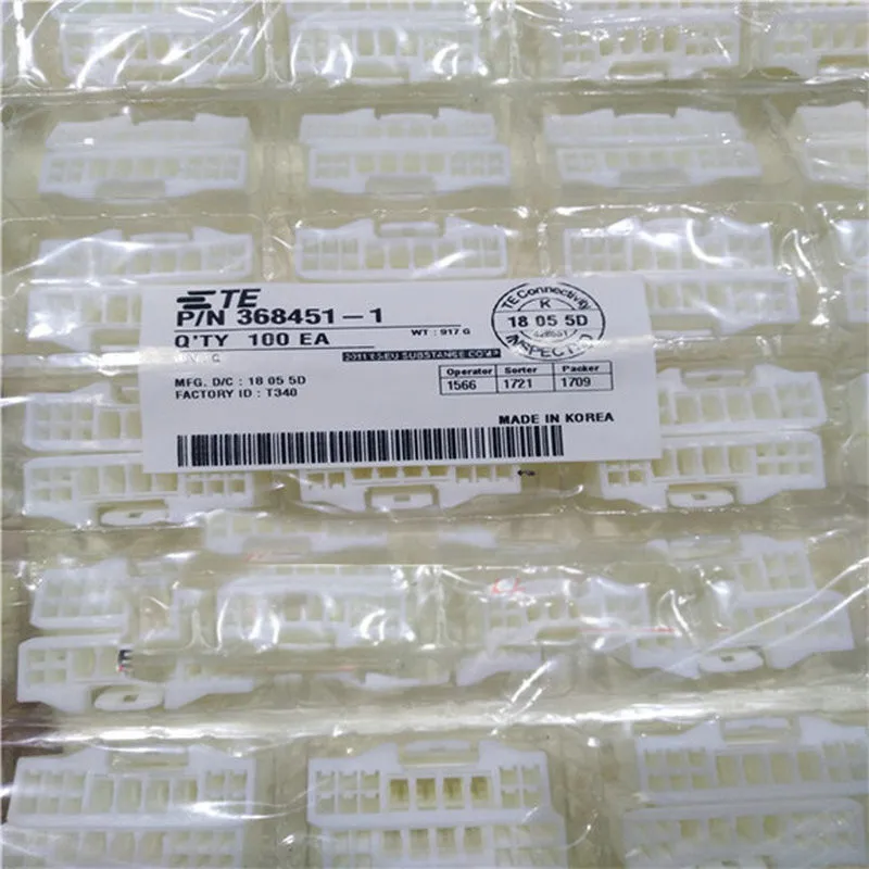 

10PCS 368451-1 Original connector come from TE
