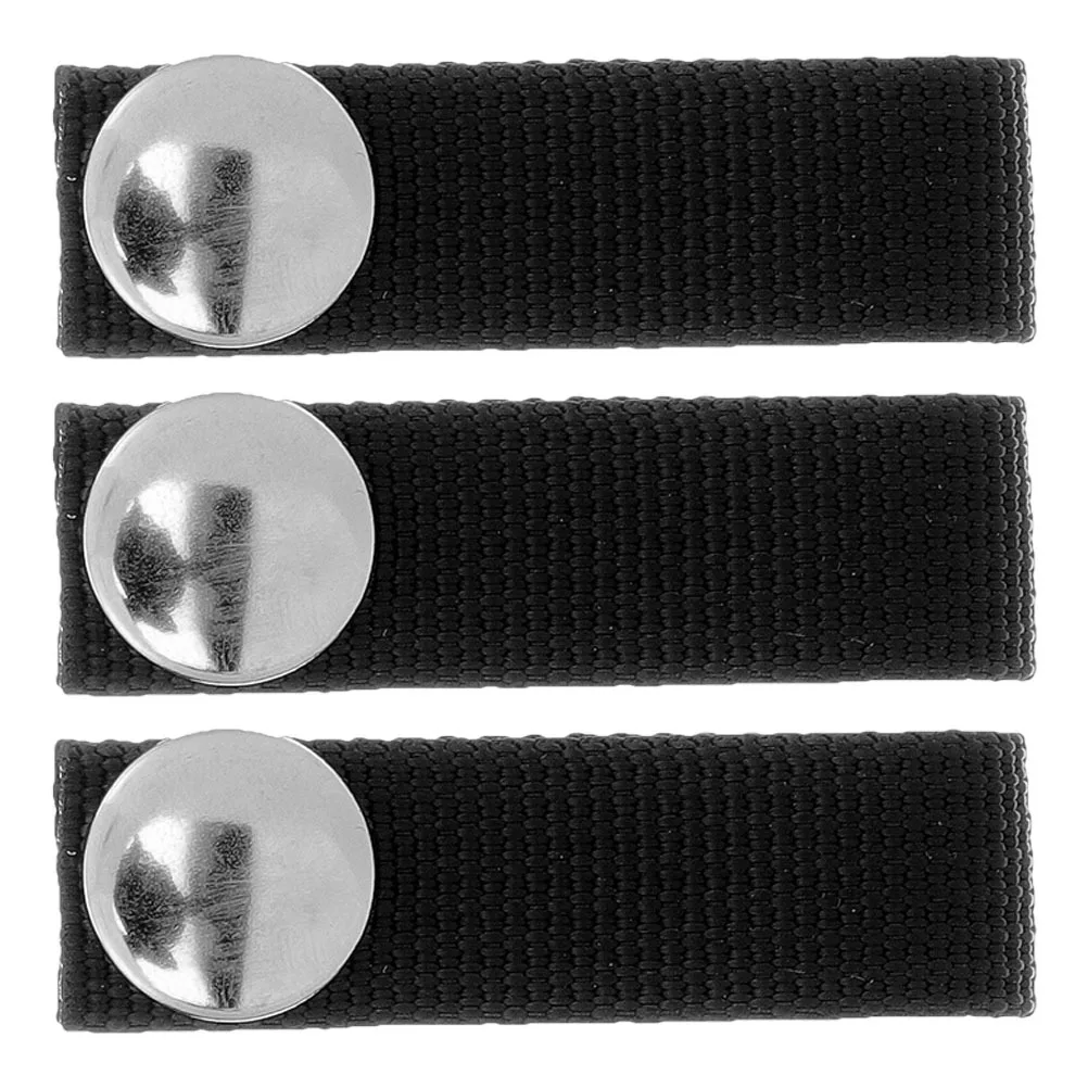 3 قطع من حزام الذقن للهوكي، مادة بوليستر متينة، سهلة الاستخدام، تصميم ثابت، حزام ذقن الهوكي