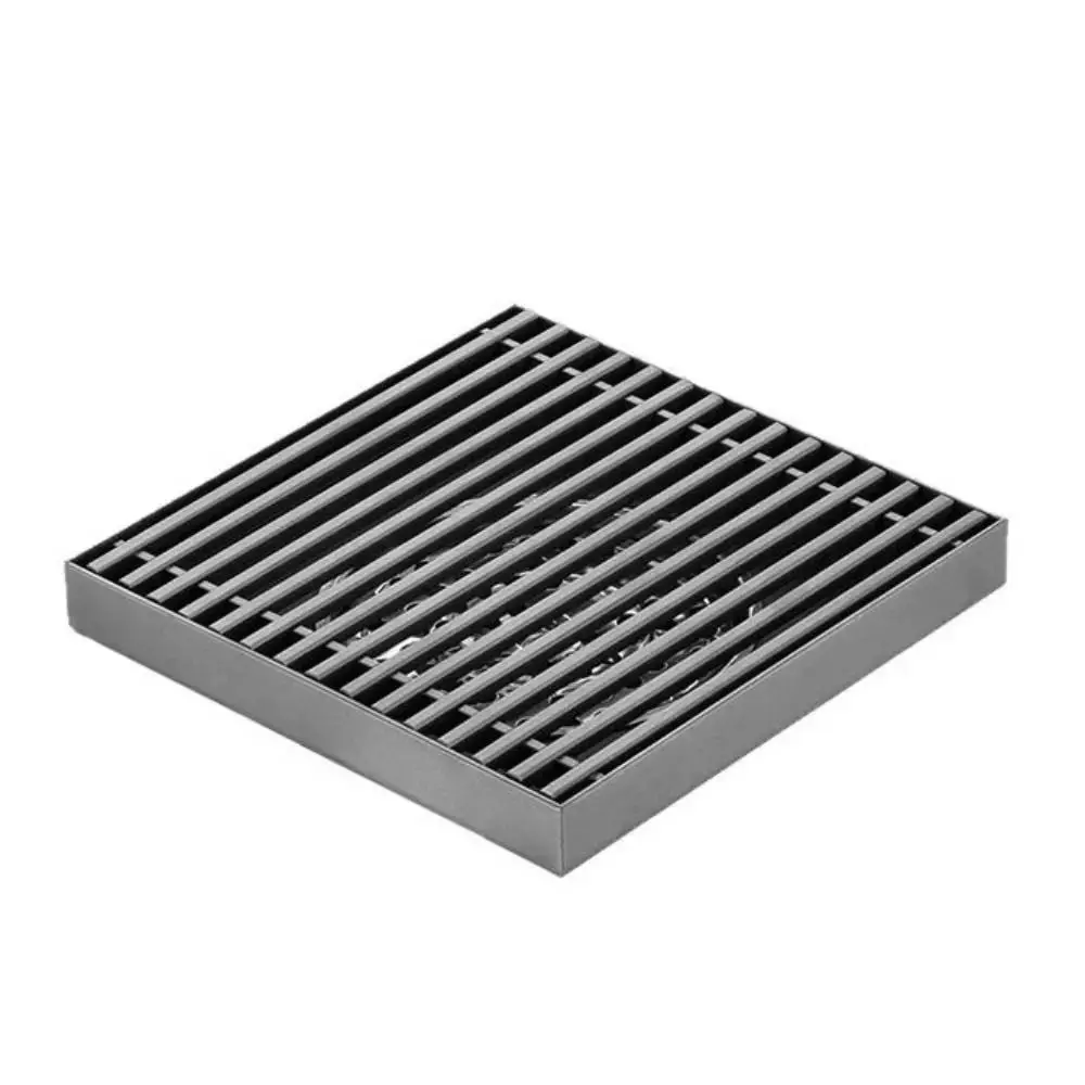 Stable Structure 304 Stainless Steel Floor Drain Large Flow Anti Odor Bath Drain Row Design Shower Drain Shower Room