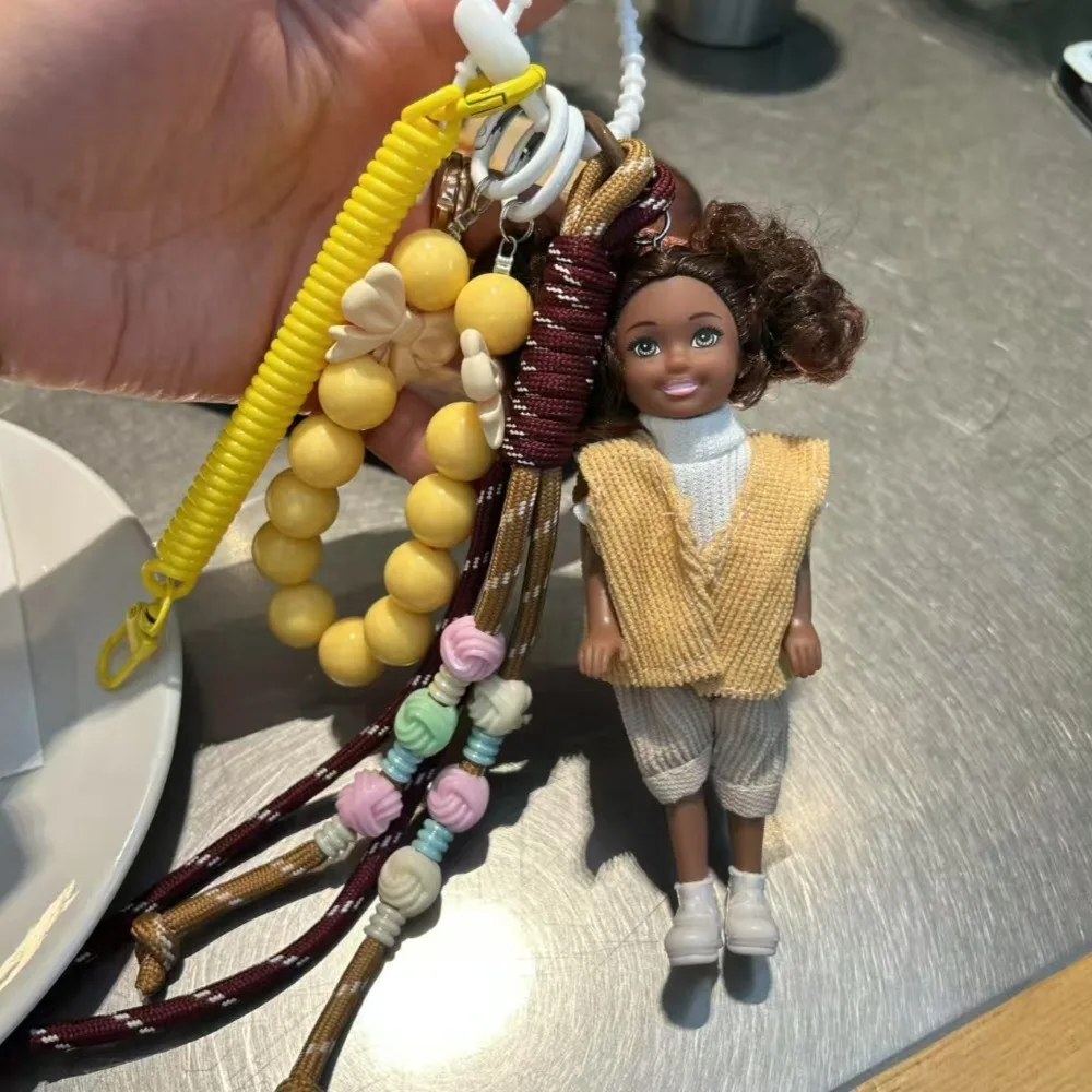 

Creative Cute Doll Pendant Hanging Ornament DIY Change Clothes Car Key Ring Bag Decoration Gift