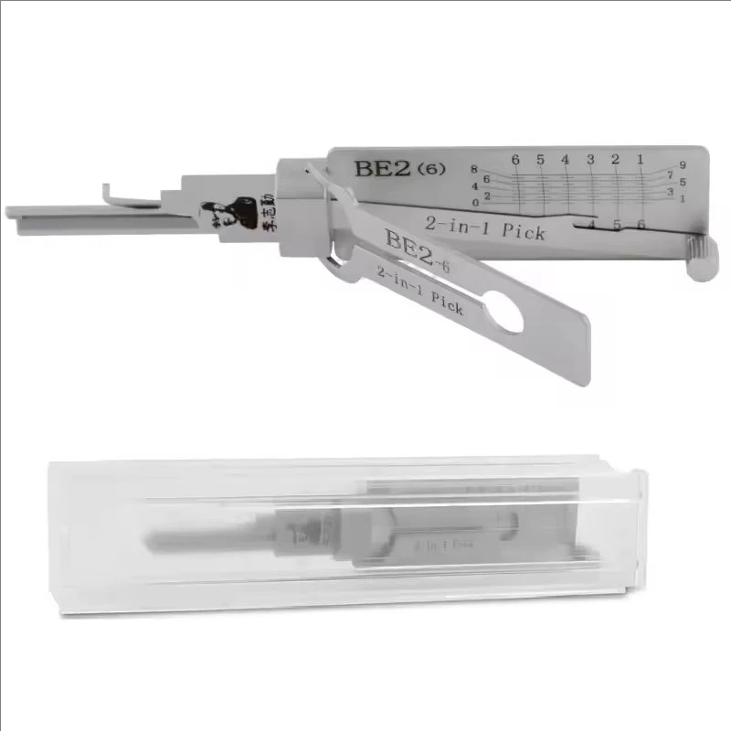 Lishi 2-in-1 Schlosserwerkzeuge SS003 SS003R SS001 SS002 SS002R R52 KW1 KW5 SC1 SC4 SC20 M1 MS2 AM5 R52L für Haustür- und Zivilschlösser – Detail 5