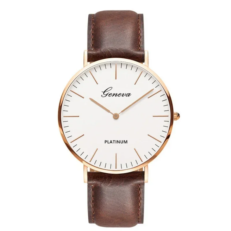 New Men's Watch Fashion Casual Ultra Thin Watches Simple Men Business Leather Quartz Wristwatch Clock Luxury Relogio Masculino