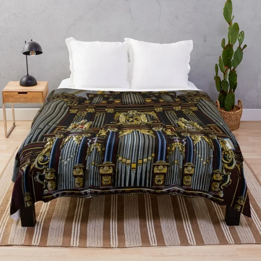

Rose wood England bath abbey pipe organ Throw Blanket Thermal anime Luxury Thicken Fashion Sofas Blankets