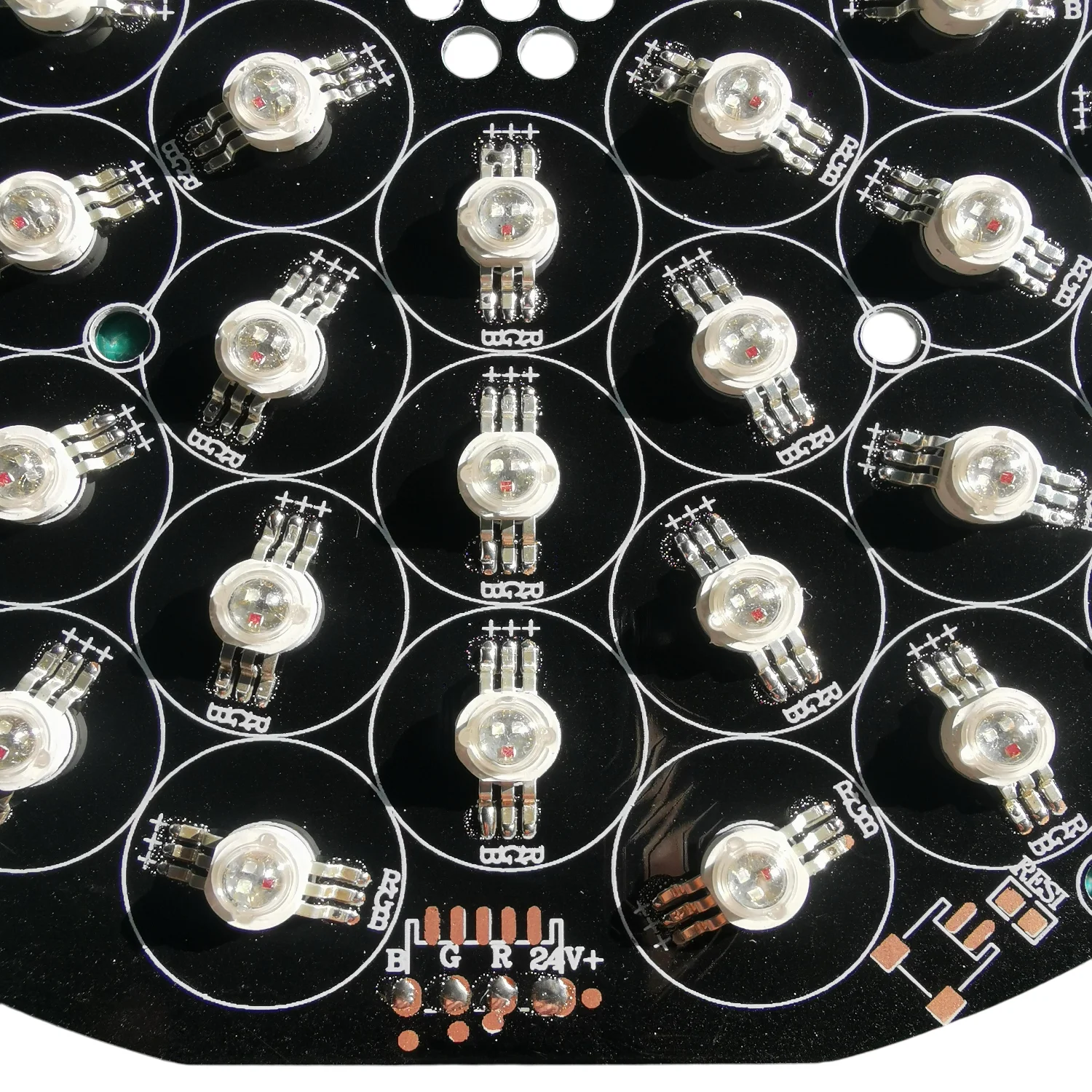 Papan LED 3-in-1 RGB 54-Bead untuk Panel Lampu LED Par