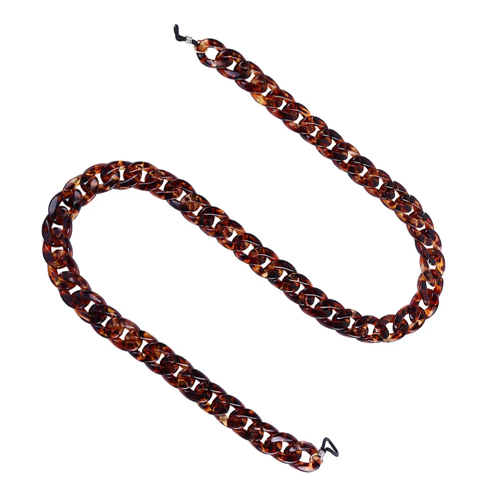 

Eyeglass Chain For Men Women Universal Anti-Slip Glasses Neck Strap Tortoise-Shell Texture Sunglasses Lanyard Rope Holder