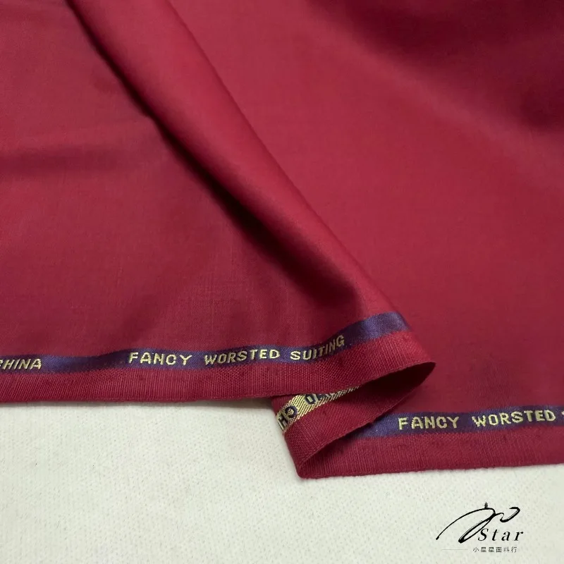 Full Wool Worsted Suit Fabric Pure Wool Fabric Autumn and Winter