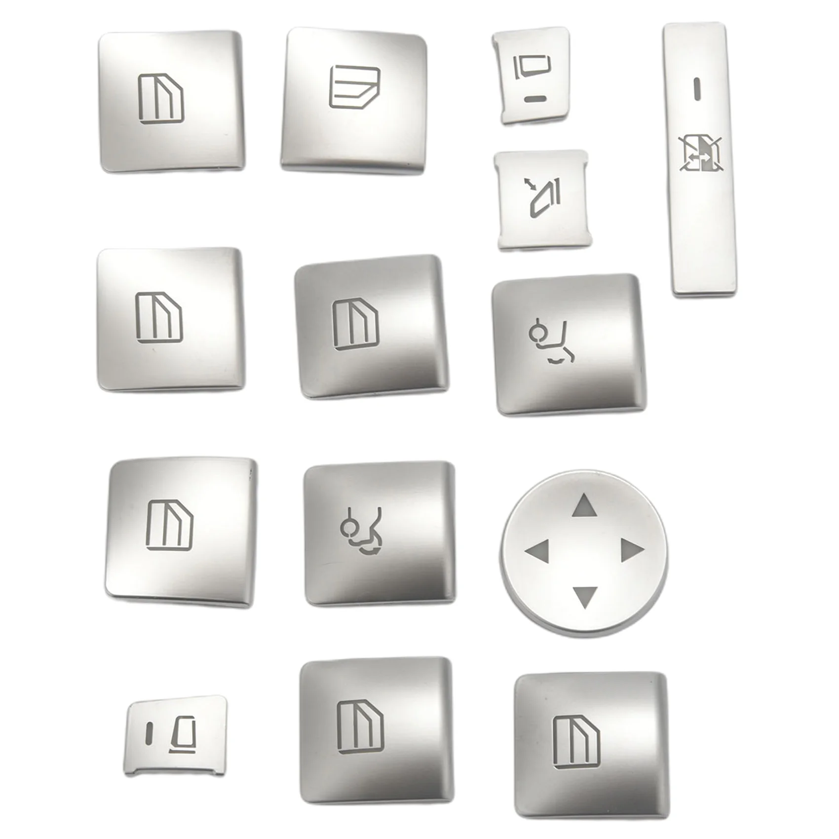 Inner Door Armrest Window Switch Button Trim Cover Sticker for ML C E G Class W204 W212 W246 W166