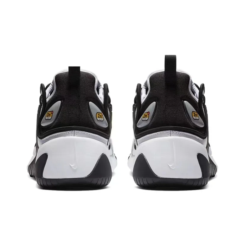 Nike-zoom 2k tênis para homens, tênis de corrida, respirável, preto, branco, panda, ao0269-101, original