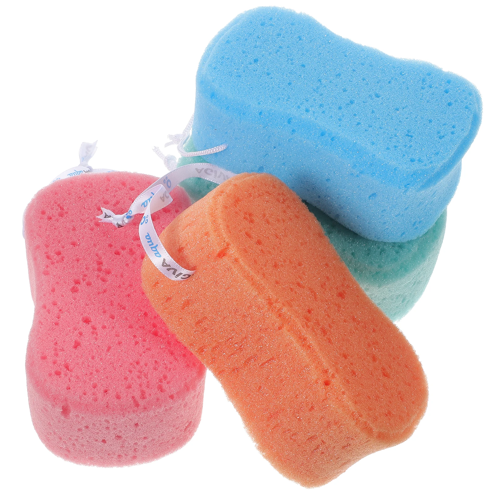 

8 Pcs Bath Sponge Shower Loofah Body Scrubber Exfoliator Toiletry Sponges Kids Foam Cleaner Delicate Skin Durability Simple