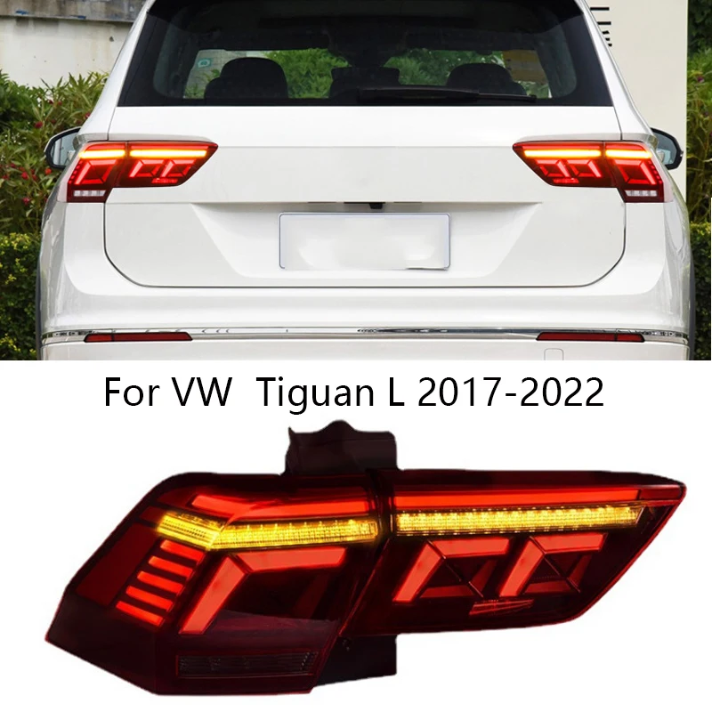 

Car Lights For Tiguan L 2017-2021 LED Auto Taillights Assembly Upgrade 2022 Style Design Dynamic Lamp Highlight Tool Accessories