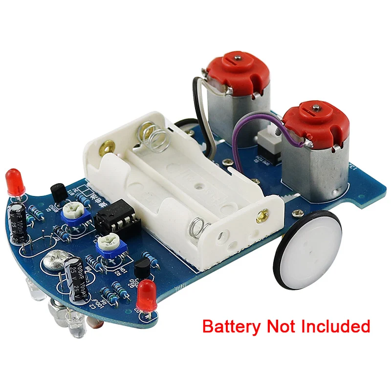 D2-5 DIY Kit Intelligent Tracking Line Car Suite DC Motor Electronic Production Assembly Smart Car Patrol Automobile Parts