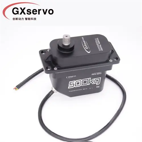 GXservo 500KG alto par sin escobillas 24V Servo gigante 93800BLS alto voltaje para 1/5 escala RC coche camión barco avión Robot