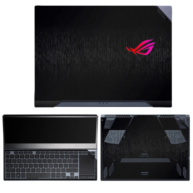 Piel de portátil para ASUS ROG Zephyrus Duo 16 GX650R GX650P película protectora para ROG Zephyrus GX551Q/GX703H/GX502L/GX550L pegatina