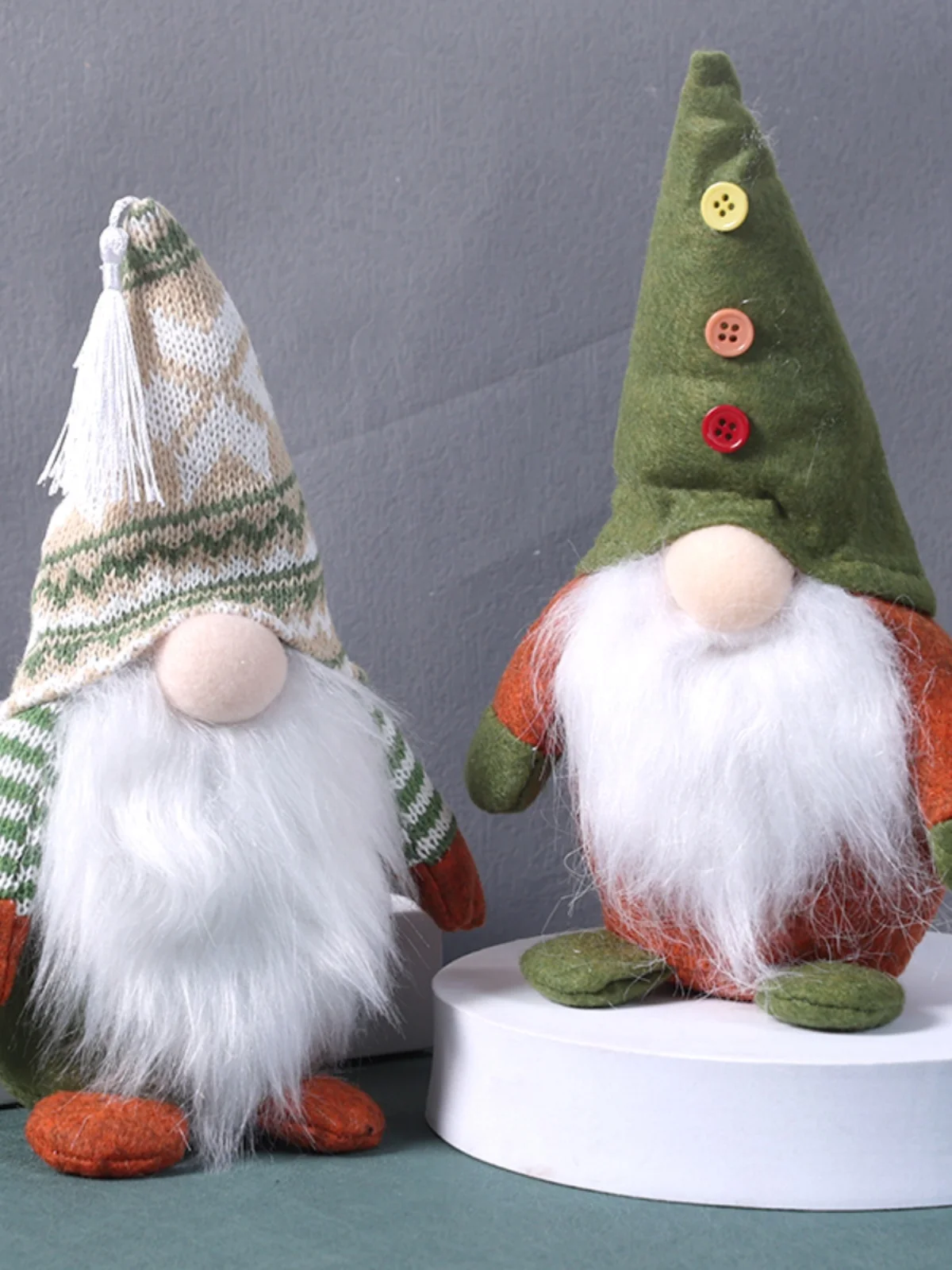 

Christmas Decorations Retro Elves Nordic Old Man Rudolf Doll Gift