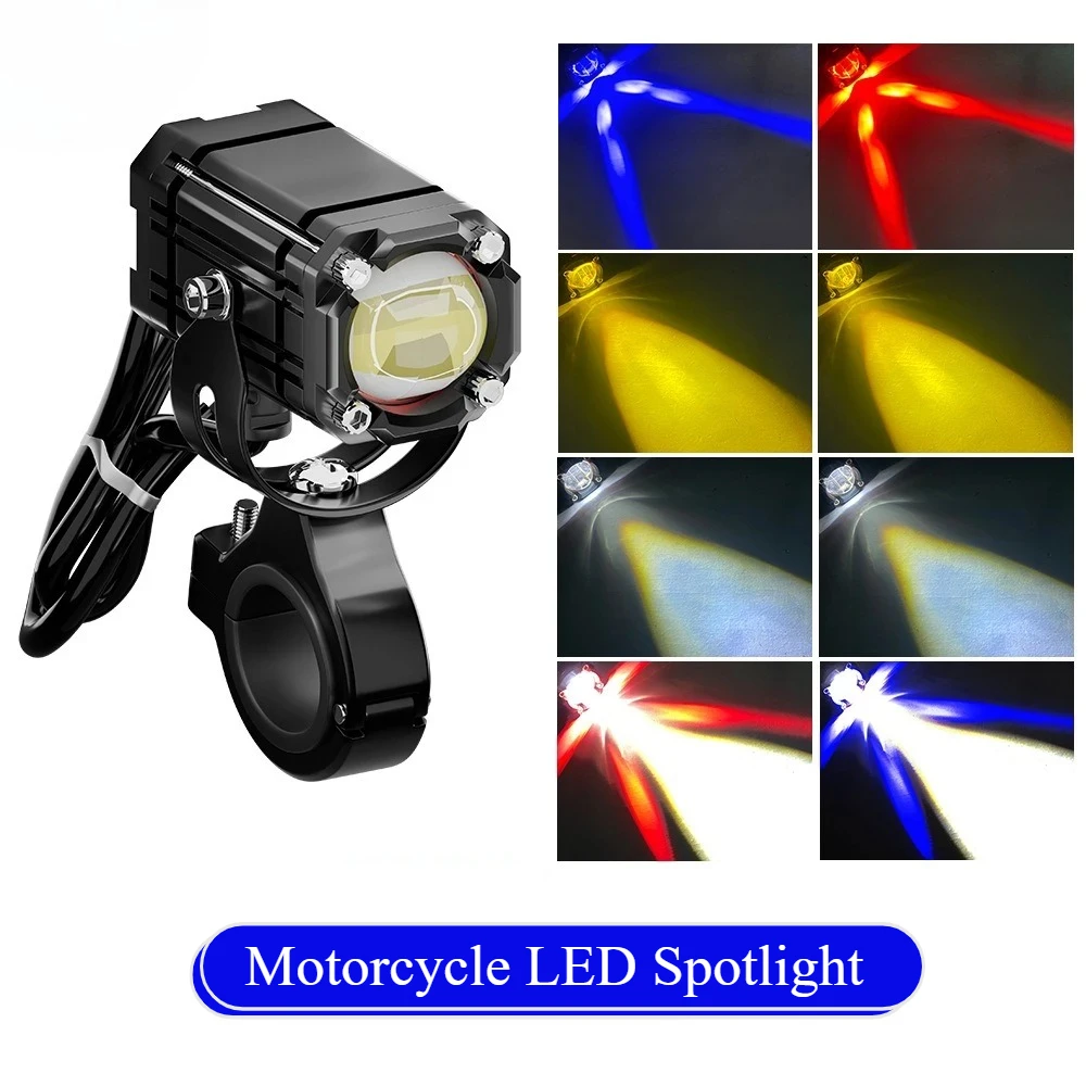 

Motorcycle LED Spotlight Hi/Low Beam Fog Lamps for Car Trucks SUV UTV 12V Waterproof Driving Fog Lamp