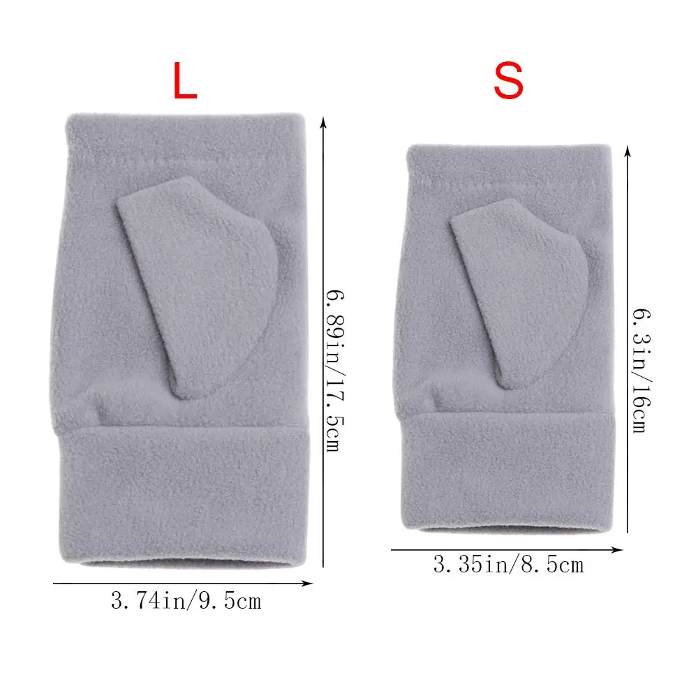 يندبروف الجري اللياقة البدنية قفازات الصوف نصف اصبع قفازات دافئة القفازات القيادة قفازات أصابع قفازات #6