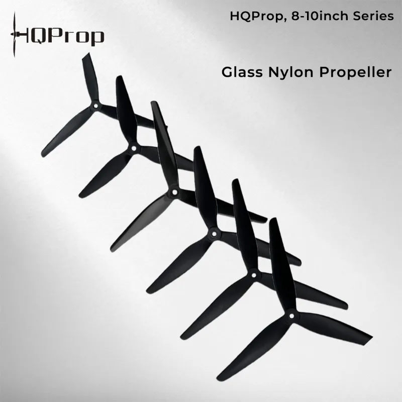 

Пропеллеры HQProp 10X5X3, 9X5X3, 8X4.5X3, 3-лопастные, из стеклонейлона, для FPV дронов 10, 9, 8 дюймов, 8040, 8045, 9045, 9050, 1045, 1050