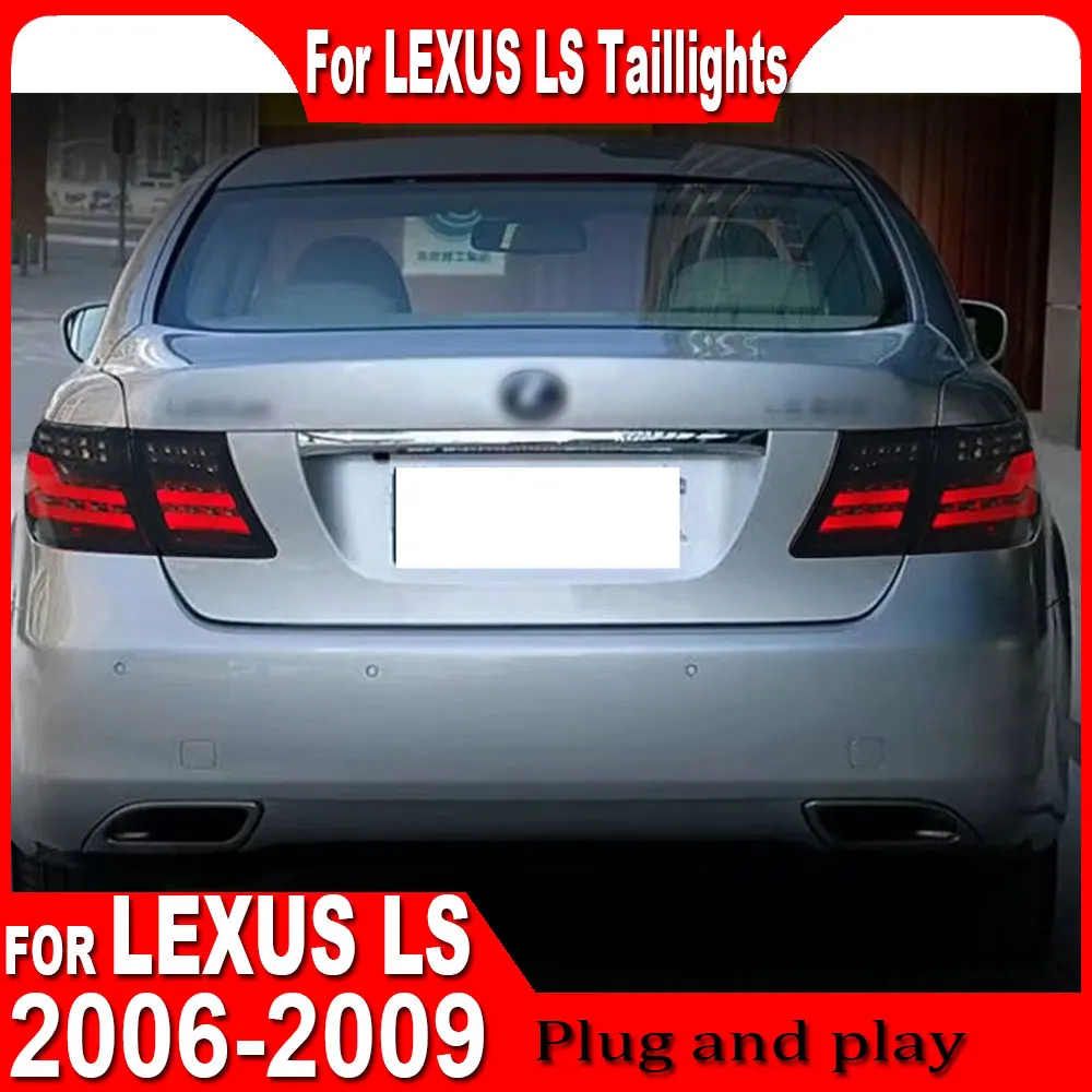 Car LED Tail Lights for Lexus LS 2006 2007 2008 2009 Rear Lamp Dynamic Driving Light Sequence Light  Led Tail Light Assembly