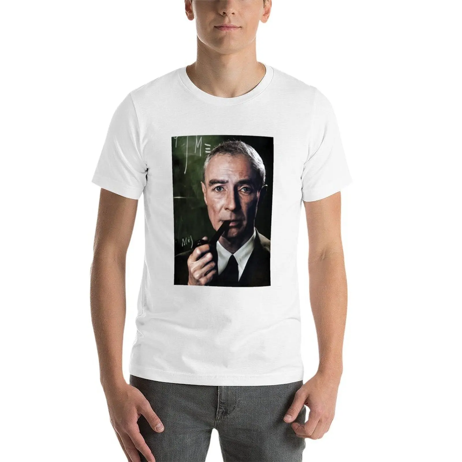 تي شيرت J. Robert Oppenheimer 1959 ملون تي شيرت للرجال 100 بالمائة قطن g رجل تي شيرت للرجال تي شيرت